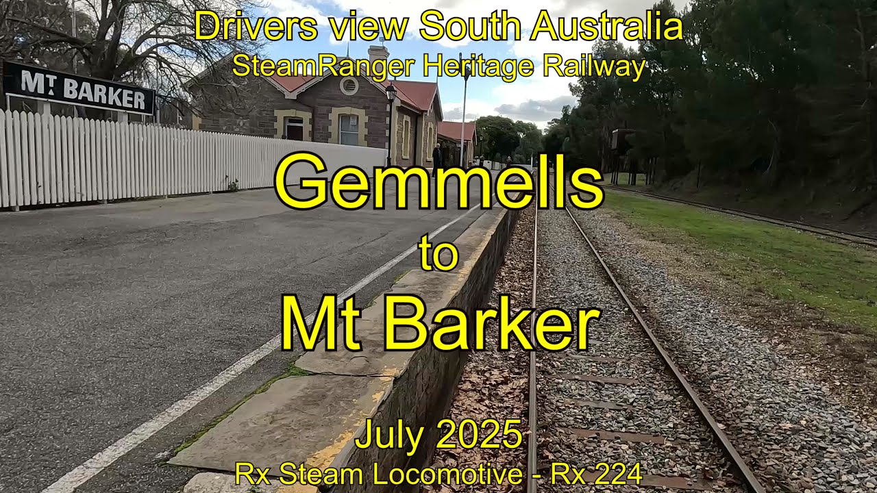 Drivers view SA, Gemmells to Mt Barker, Jul 2025