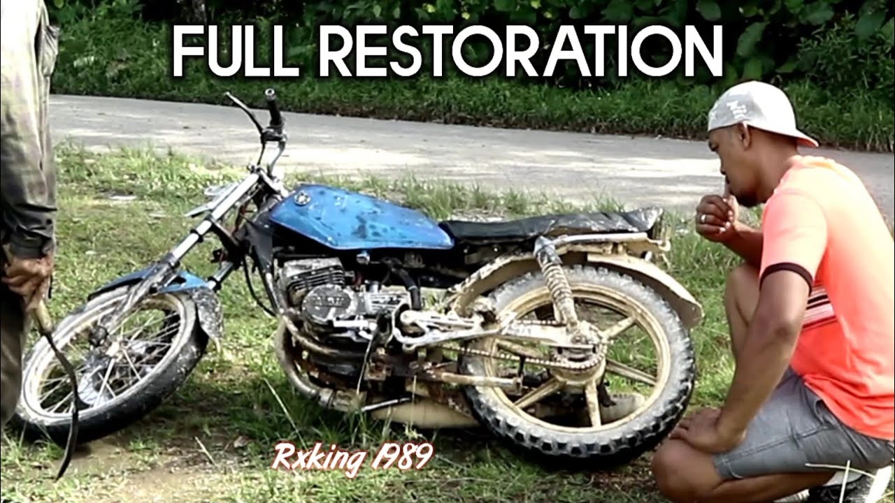 FULL RESTORATION AND MODIFICATION | Of Old Yamaha 1989 Motorcycle 2 Stroke 135 cc - Final Part 4 ✅