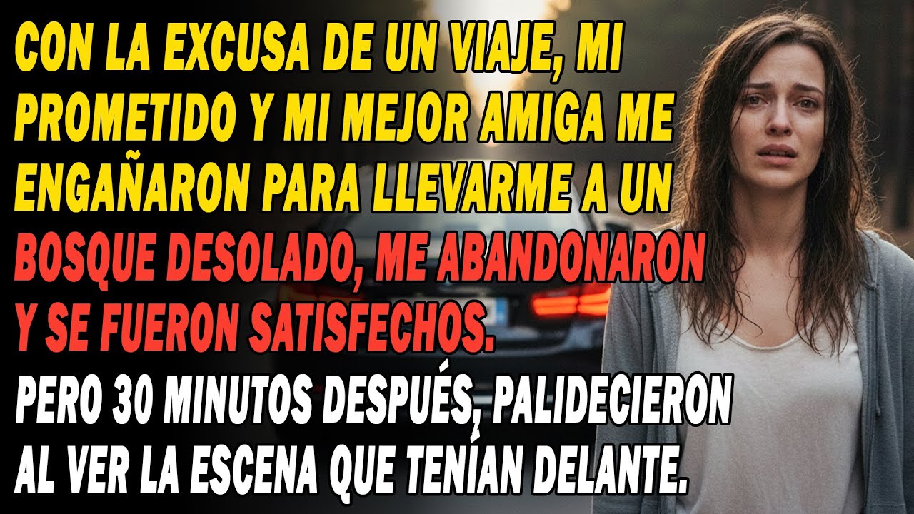 Fingiendo Un Viaje, Mi Prometido Y Mi Mejor Amiga Me Abandonaron Satisfechos En Un Bosque Desolado🚗🌲