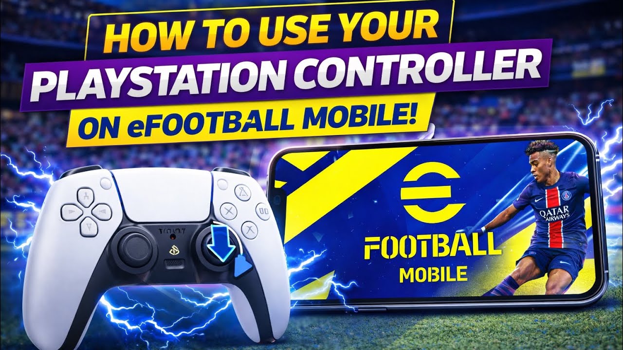 How to use 🎮 controller on Efootball 2026 #efootball #gaming 