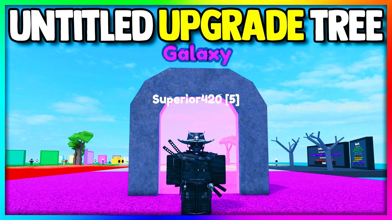 Я стал профессионалом в Roblox Untitled Upgrade Tree...