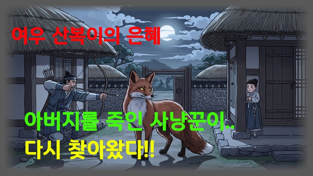 산복이 - 고아 소녀와 여우의 기적 같은 인연｜조선야담 ㅣ만담ㅣ전설 ㅣ옛날이야기ㅣ조선시대 ㅣhistoricalstory ㅣkoreahistory