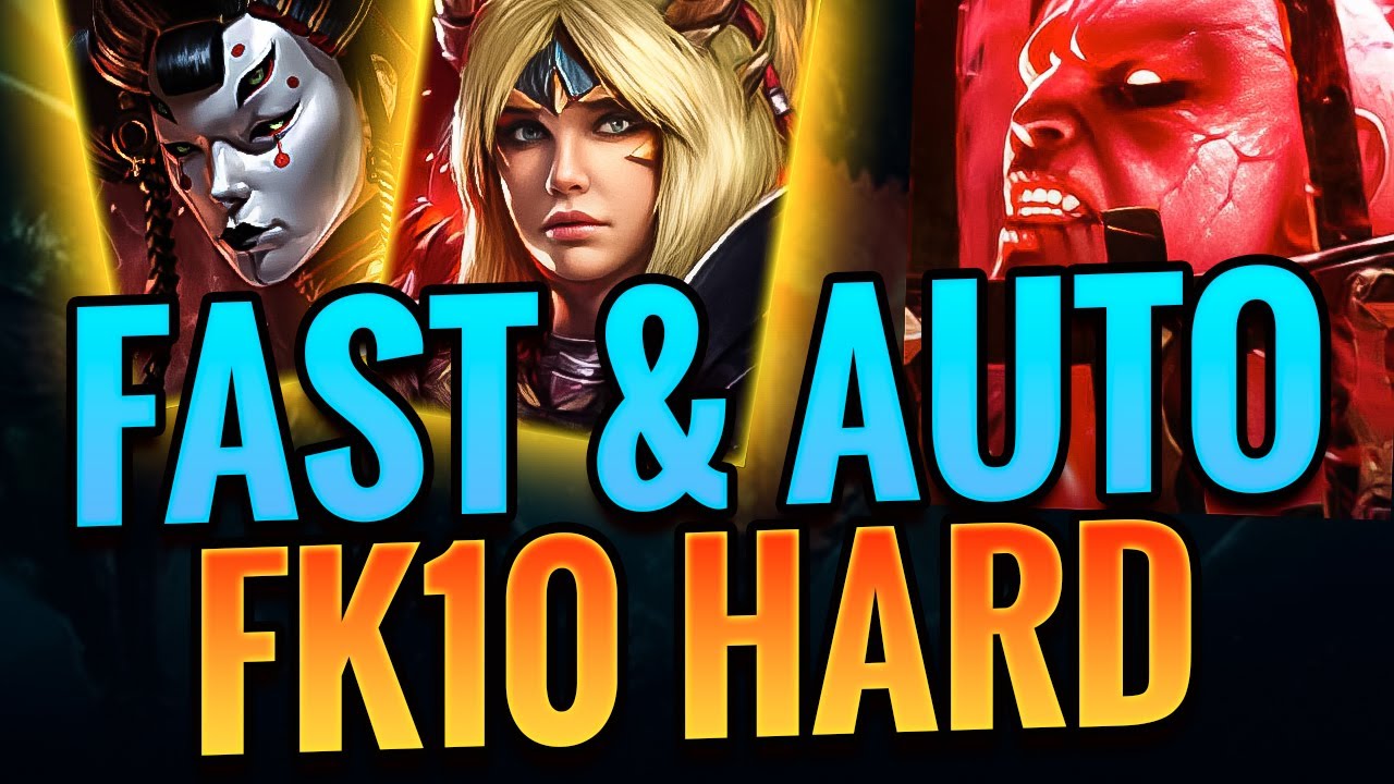 Мастер клинка Зиногра уничтожает рыцаря огня HARD 10 | Raid: Shadow Legends