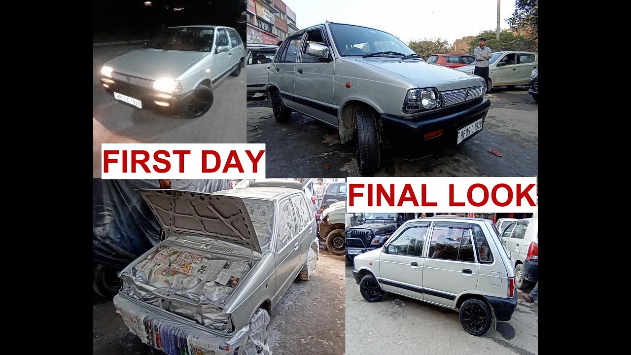 KAM COMPLEAT HO GYA || FINAL LOOK MARUTI 800 || MANIMAJRA CHANDIGHAR CAR MODIFACTION android sterio