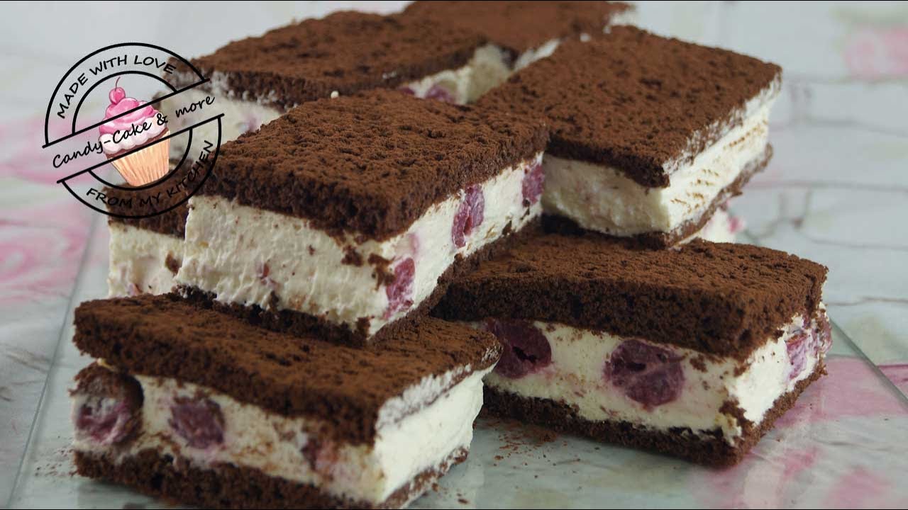 Kirsch Milchschnitte I Kirsch-Milch-Schnitte einfach & lecker I Milchschnitte selber machen