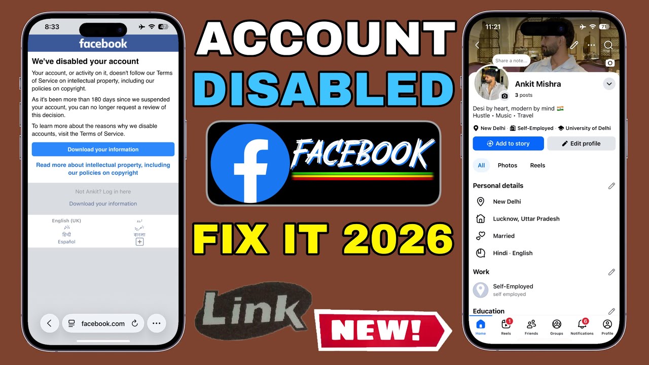 How to Recover a Disabled Facebook Account in 2026 🔒 | Latest Safe Method