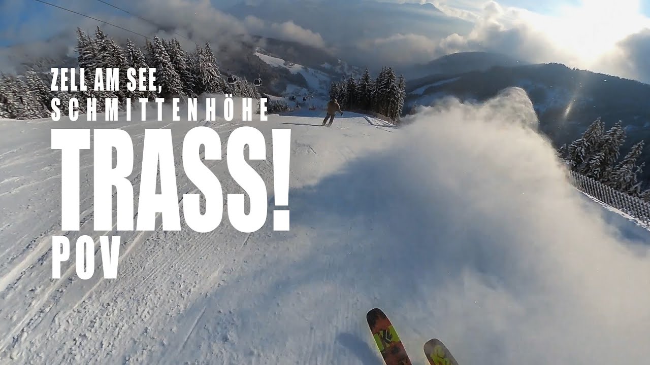 BLACK RUNS for BREAKFAST! TRASS Run, Zell am See, Austria SKI POV