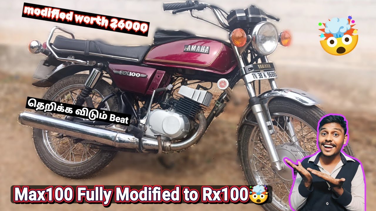 max100 modified to rx100 | suzuki max100 altered to yamaha rx100