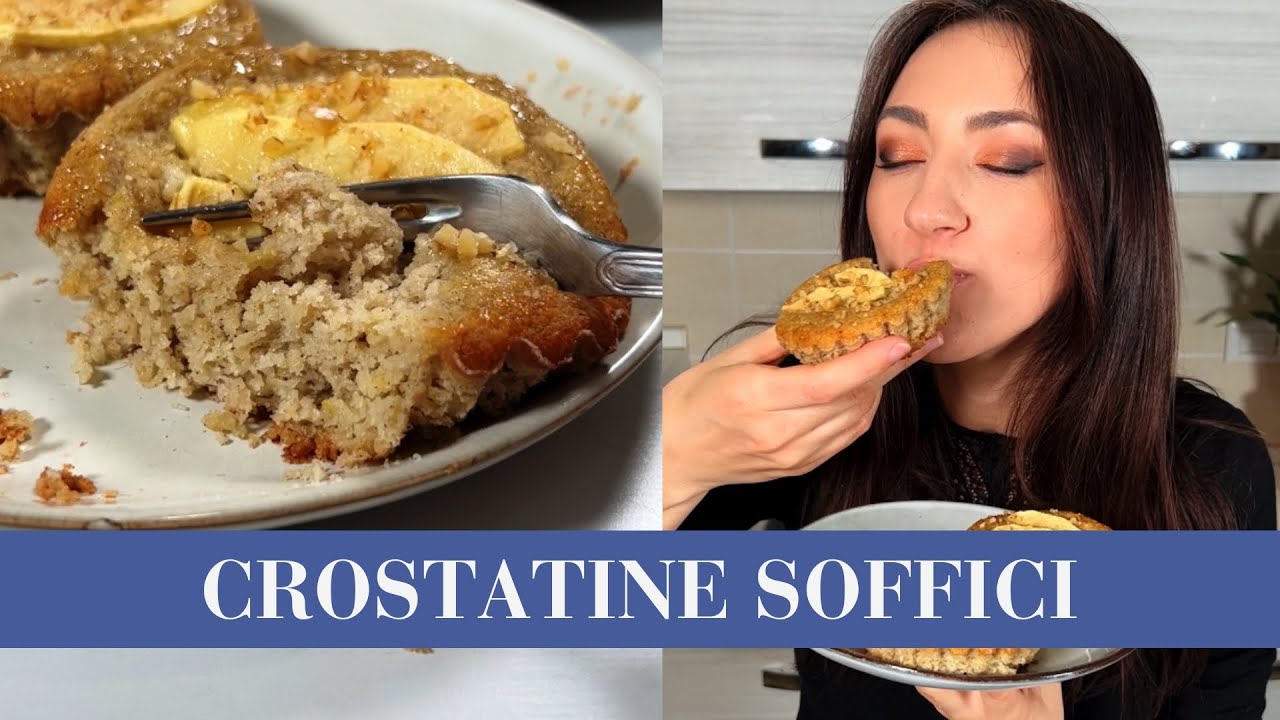 CROSTATINE SOFFICI DI MELE - (Ricetta SENZA GLUTINE)