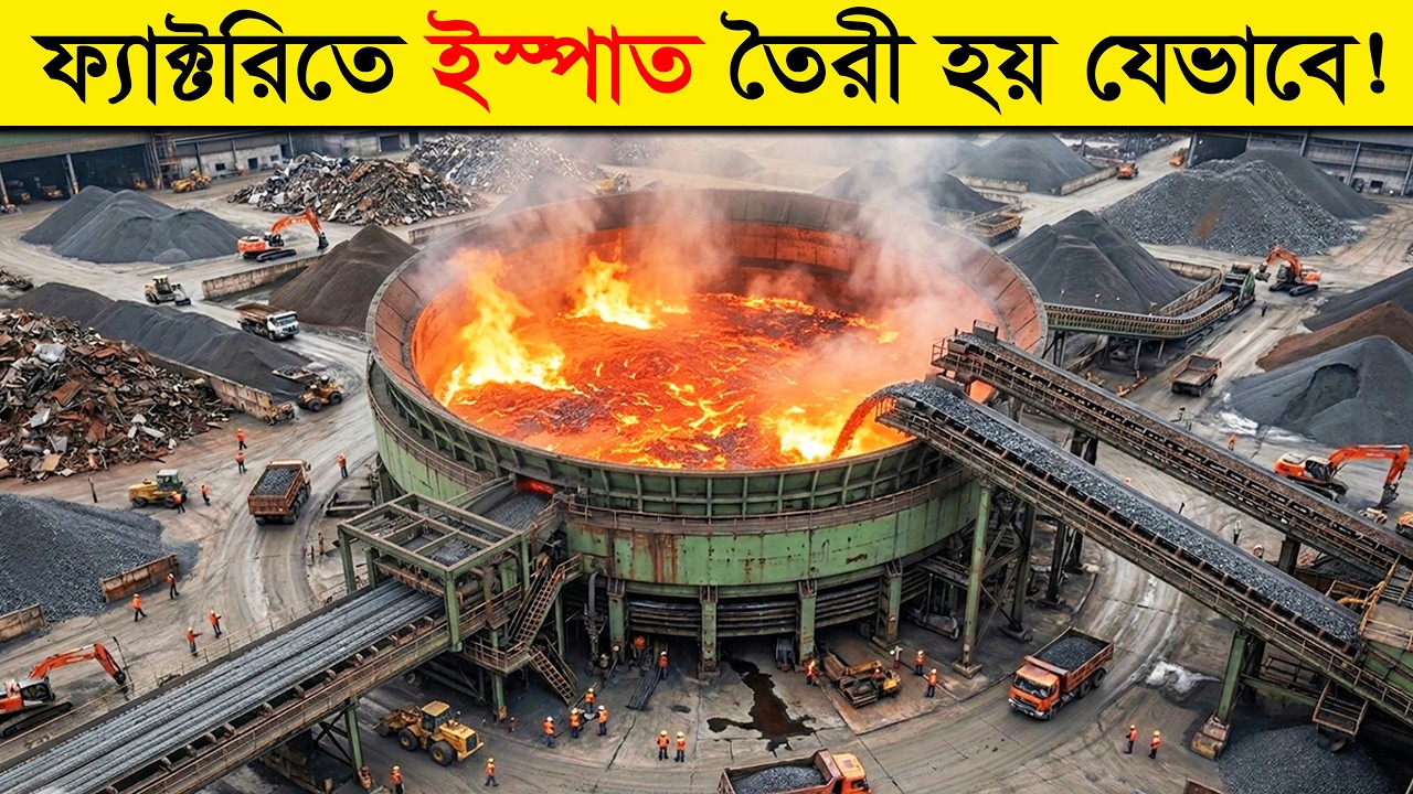 ইস্পাত কীভাবে তৈরি হয়? খনি থেকে ফ্যাক্টরি পর্যন্ত পুরো গোপন প্রক্রিয়া!