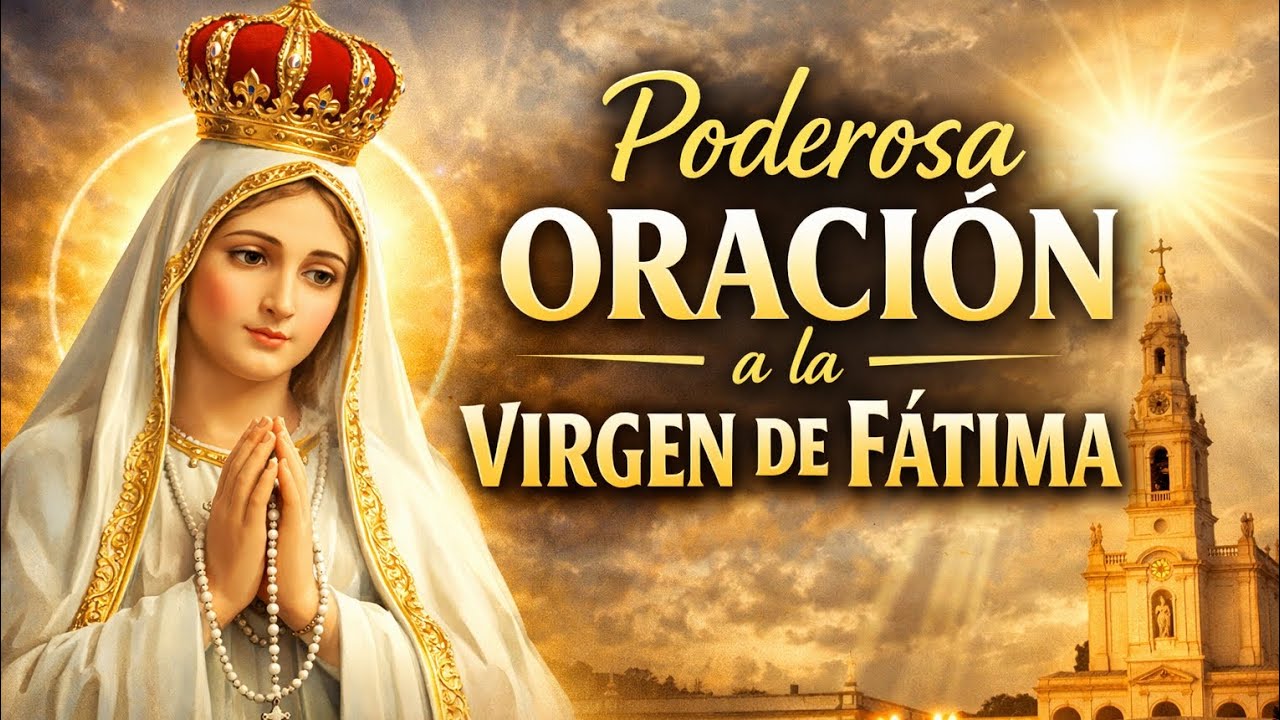 “PODEROSA ORACIÓN a la VIRGEN DE FÁTIMA para PEDIR PAZ, PROTECCIÓN y ESPERANZA” #VirgenDeFátima #fe