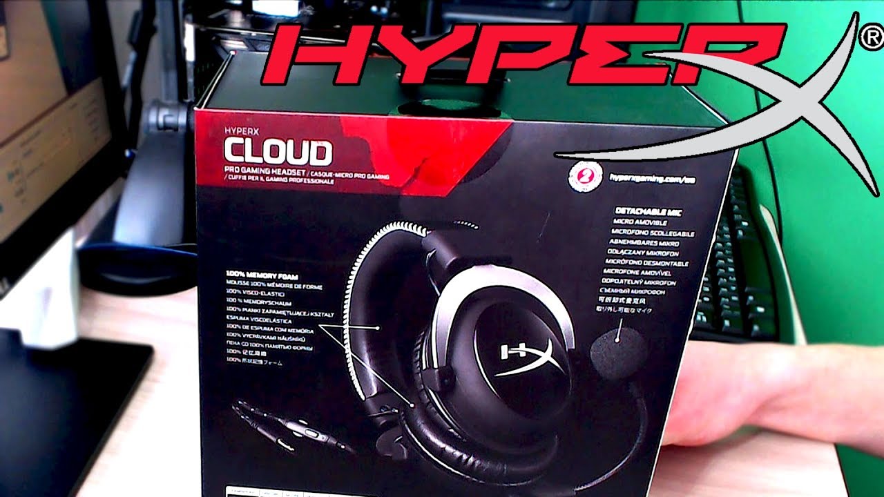 HYPERX CLOUD SILVER РАСПАКОВКА ИГРОВОЙ НОВОЙ ГАРНИТУРЫ