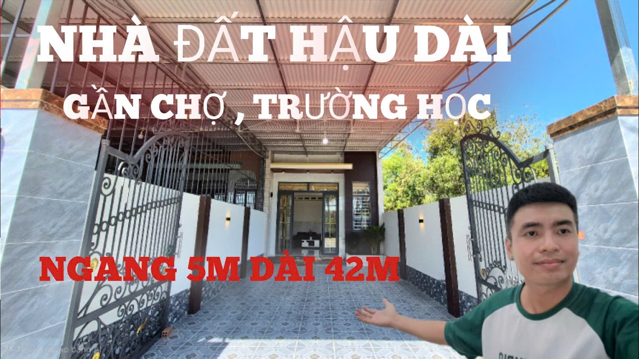 BÁN NHÀ ĐẤT HẬU DÀI . GẦN CHỢ TRƯỜNG HỌC . ANH CHỊ XEM SẼ THÍCH . PHƯỜNG LONG HOA TÂY