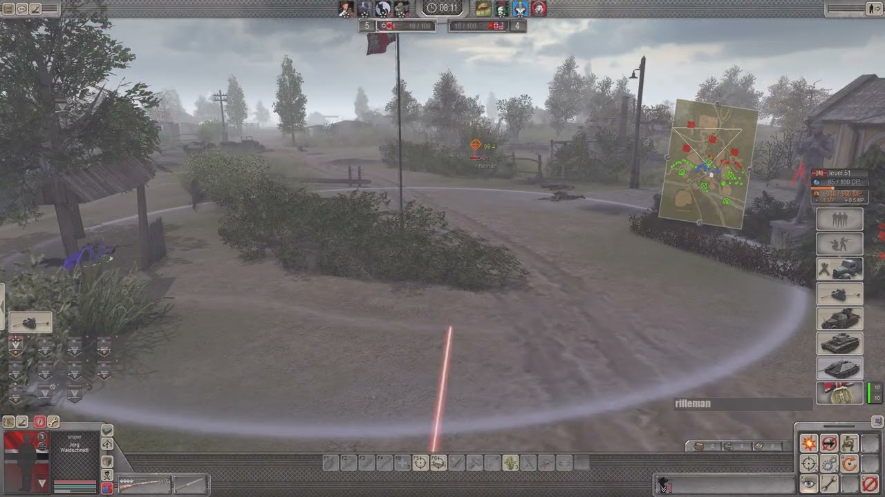 Men of War Assault Squad 2 multiplayer 4v4    Assault Zones #36   Oft this was some game