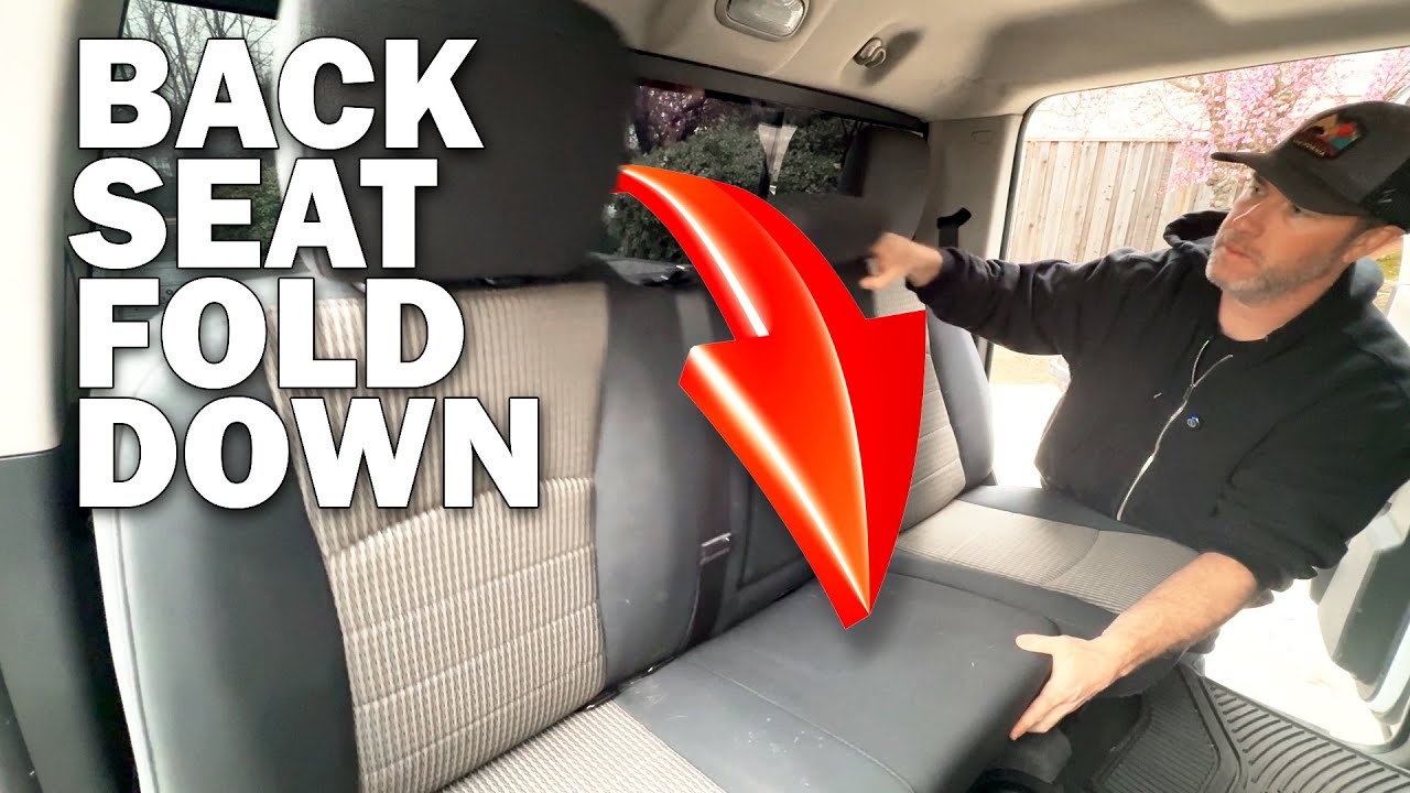 How to Fold Dodge Ram Back Seat