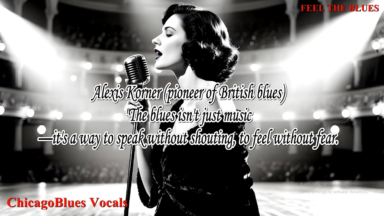 Chicago Blues Female Vocal  Original Blues Song with Soulful Guitar & Piano