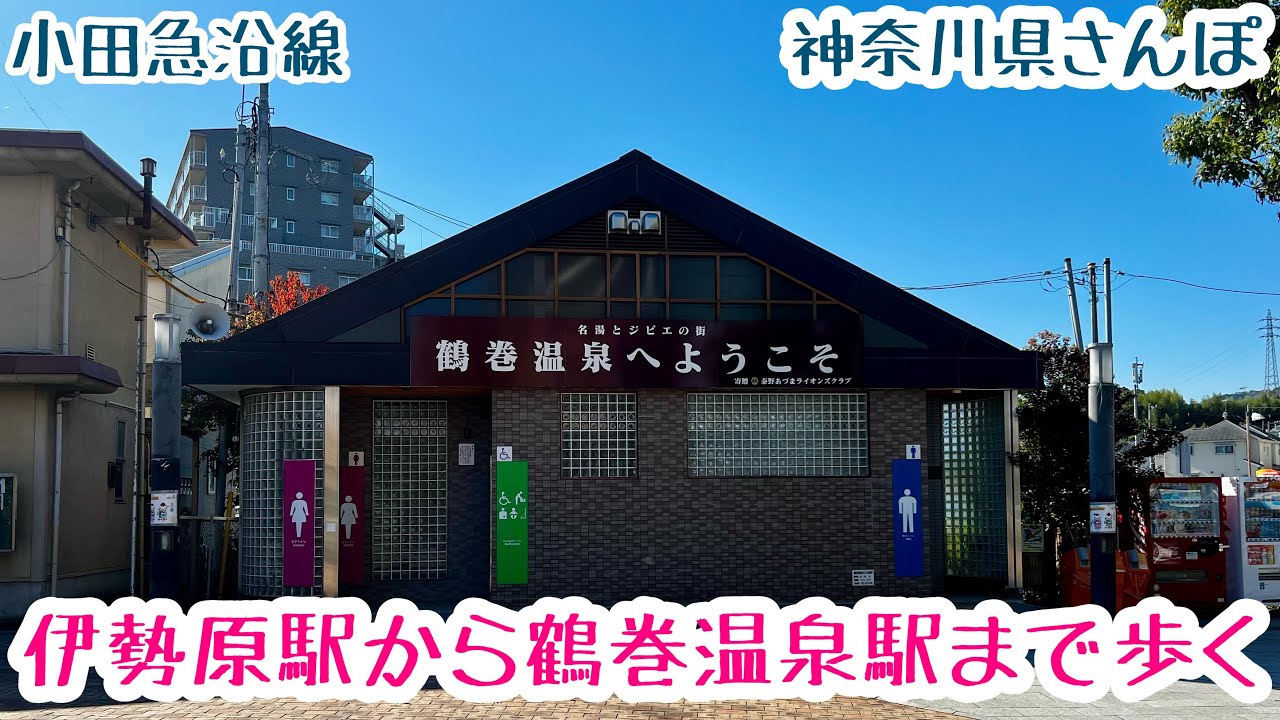 【神奈川県】小田急沿線伊勢原駅から鶴巻温泉駅まで歩く／食べ歩き／さんぽ／無人販売