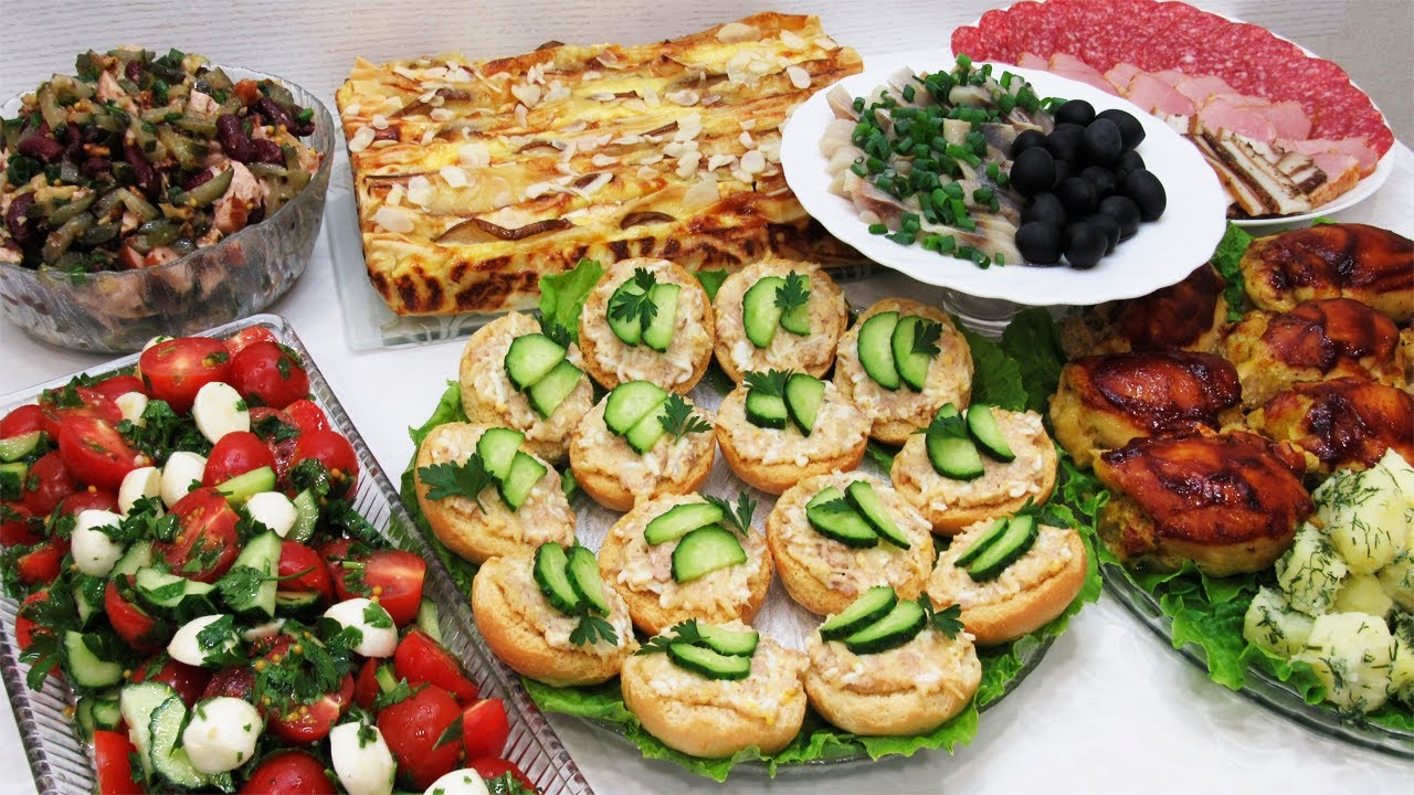 Простое МЕНЮ на Праздничный стол за 3 часа. Недорогие и Вкусные блюда на Новый год