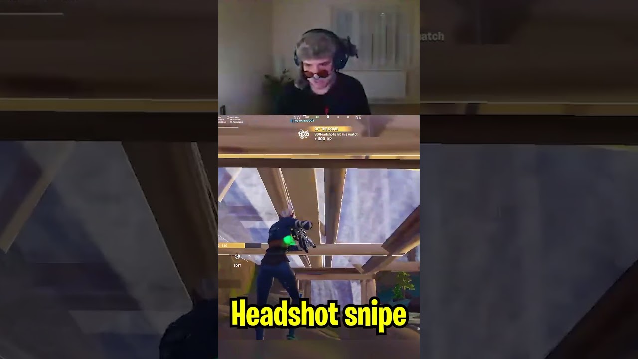 PAP&Oacute; A HEADSHOT KING #fortnite