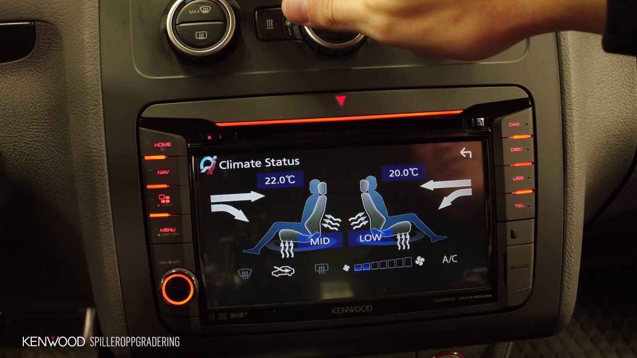 Kenwood spilleroppgraderingspakke for VW