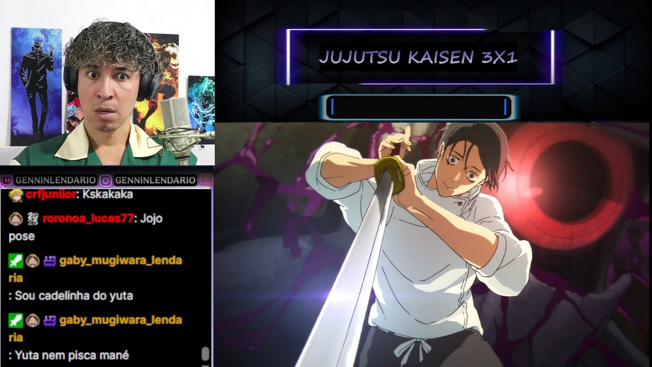Genninlendário reagindo ao Yuta mata o Itadori Jujutsu kaisen 3T Episódio 1