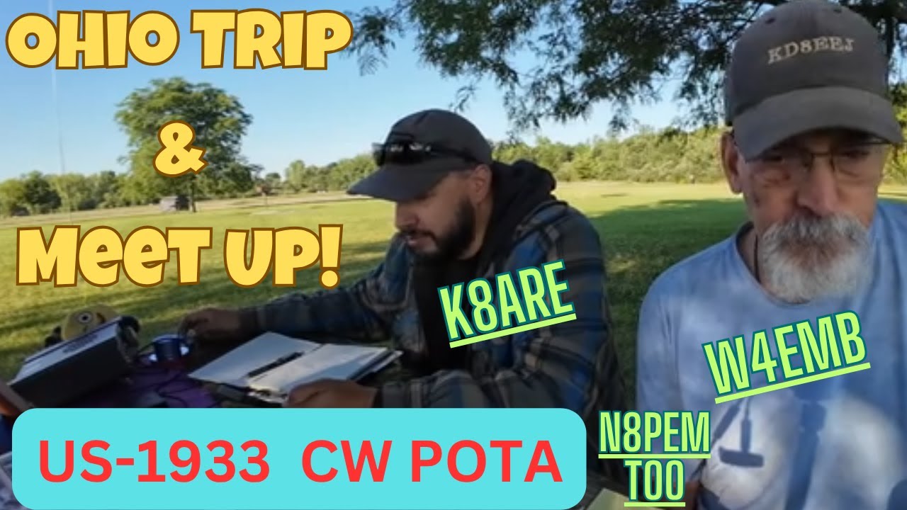 A CW Operator calls CQ POTA for the first time!! (at the end of the video)