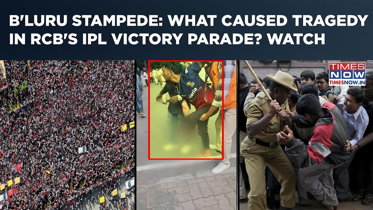 Bengaluru Stampede: How Tragedy Unfolded At RCB Victory Parade In Chinnaswamy Stadium? Videos Show