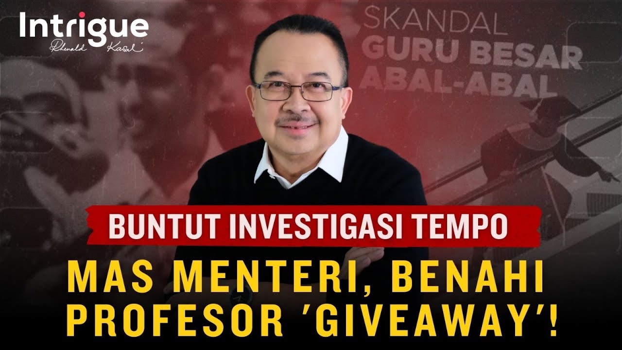 Profesor Giveaway Adalah Maut! #intriguerk