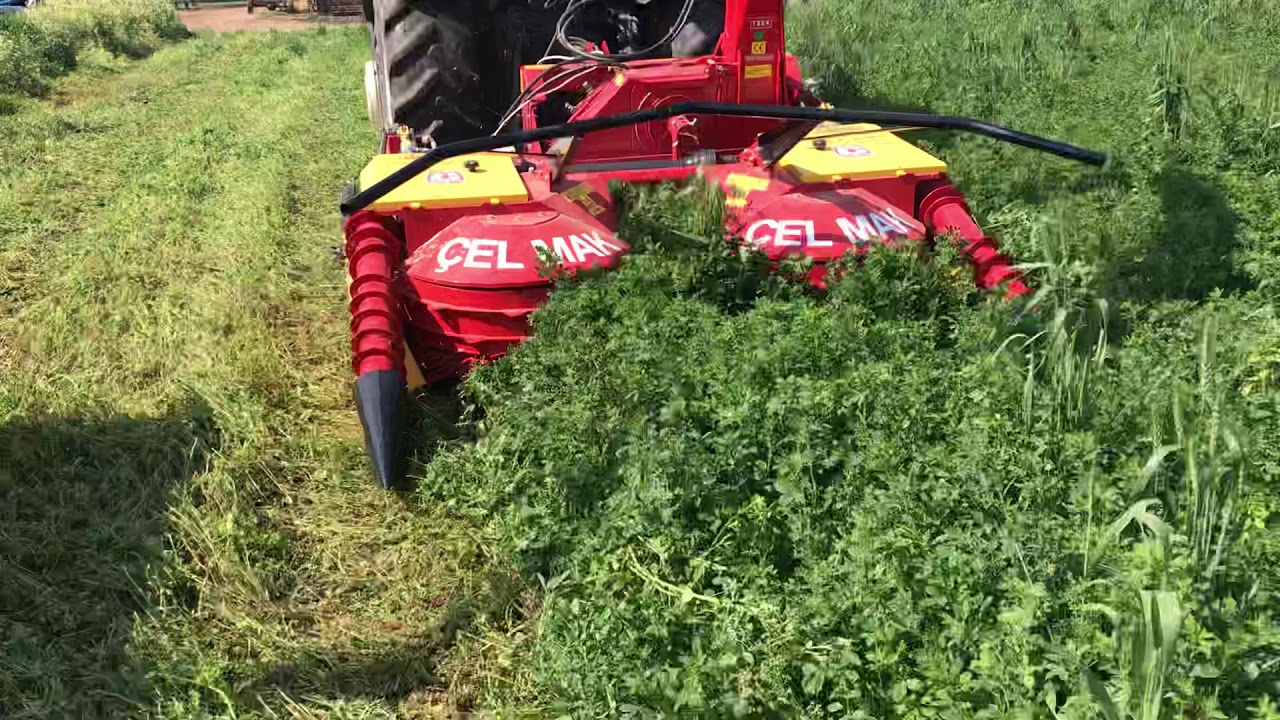 Çelmak 225 sıra bağımsız 3 sıralı silaj makinası ve 110 beygir Erkunt