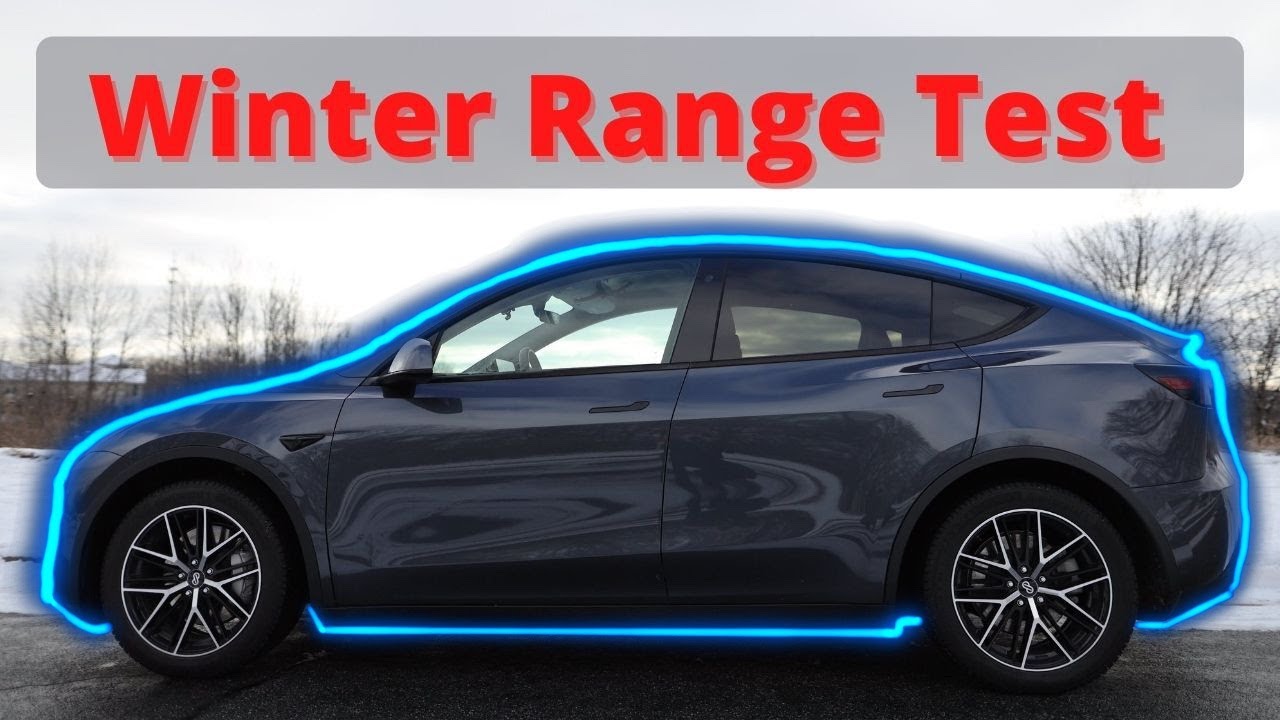 Tesla Model Y Winter Range Test | Subzero Road Trip | Tesla FSD