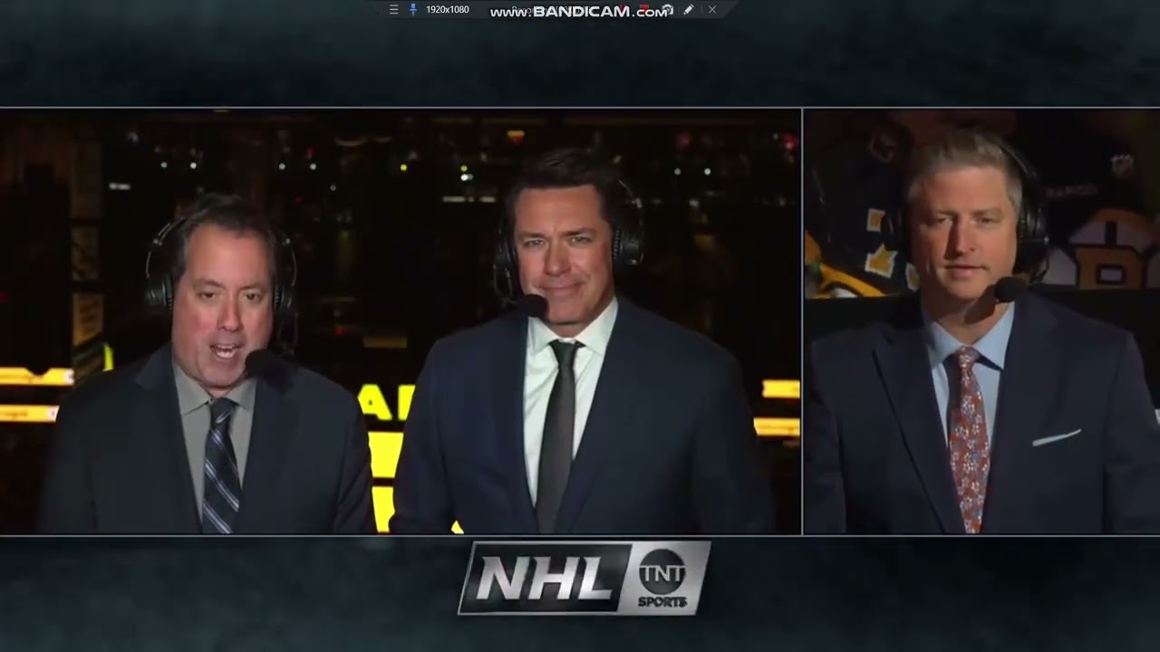 Вступительная заставка к хоккейному матчу НХЛ на канале TNT Sports: Детройт против Бостона