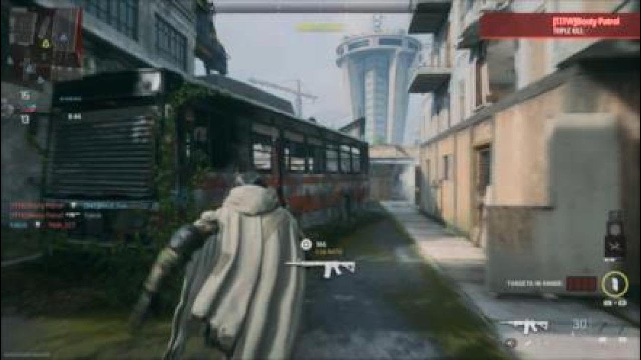 MW2 Beta 3rd Person Mode Ghost Skin Gameplay