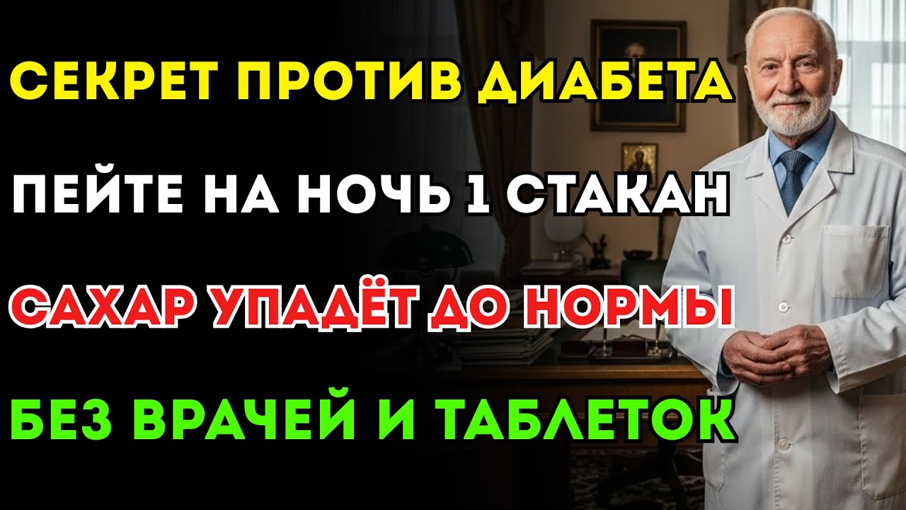 Пейте этот порошок на ночь! Таблетки не нужны. Врачи молчат об этом секрете снижения сахара!