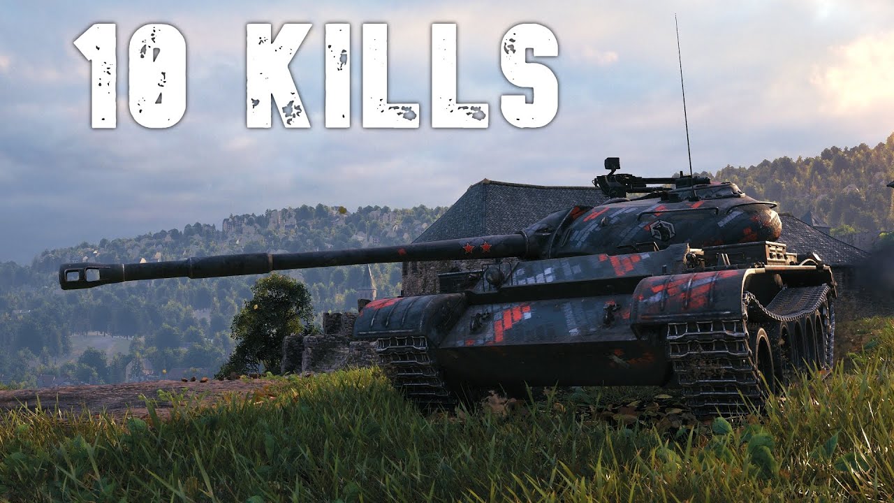 World of Tanks T-54 - 10 Kills | 1 vs 5