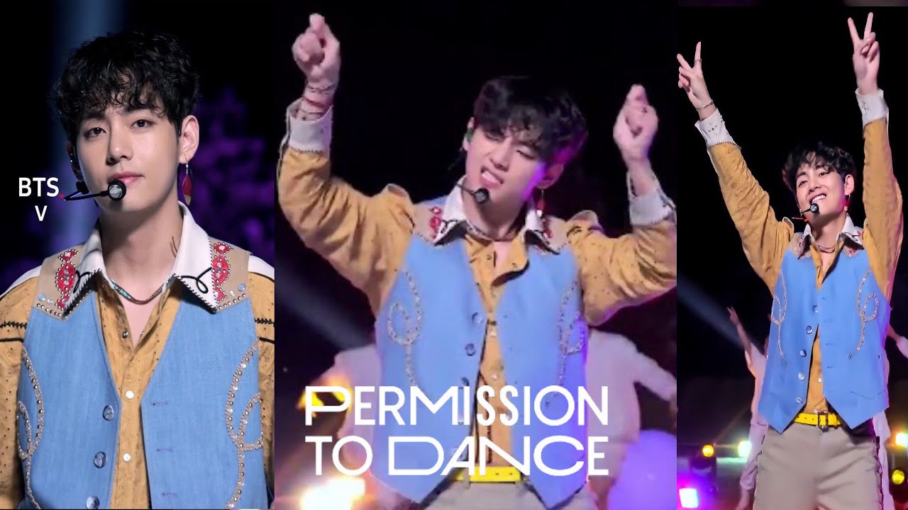 BTS [V focus] - Permission To Dance | Kim Taehyung V cam &bull; BTS Butterful Getaway HD