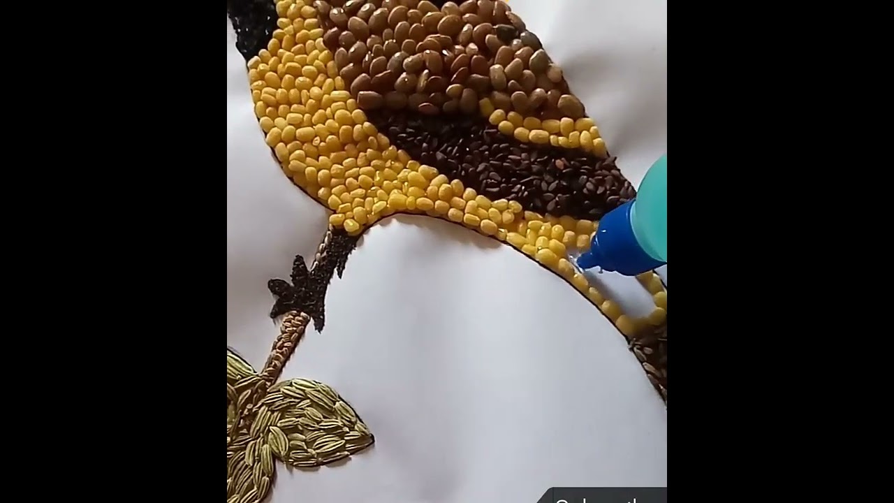 How to make Bird using pulses/ Craft using dal
