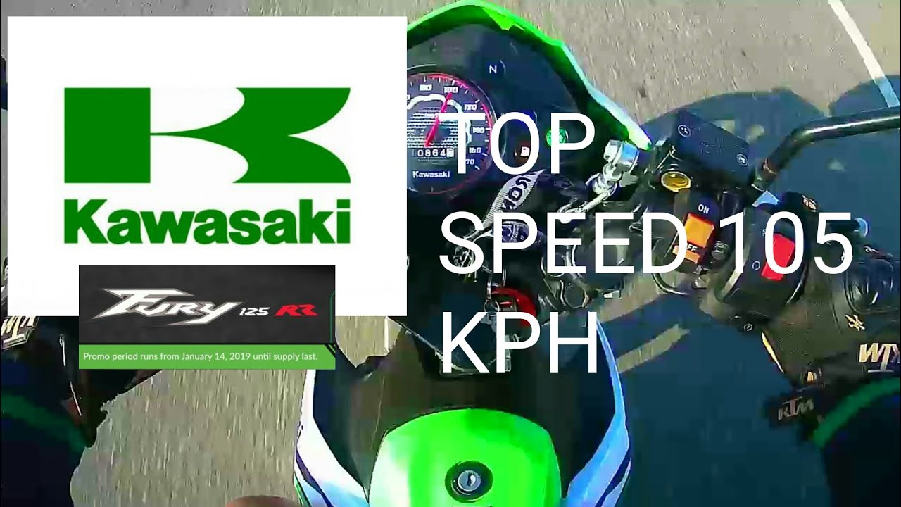 KAWASAKI FURY 125 TOP SPEED (all stock)