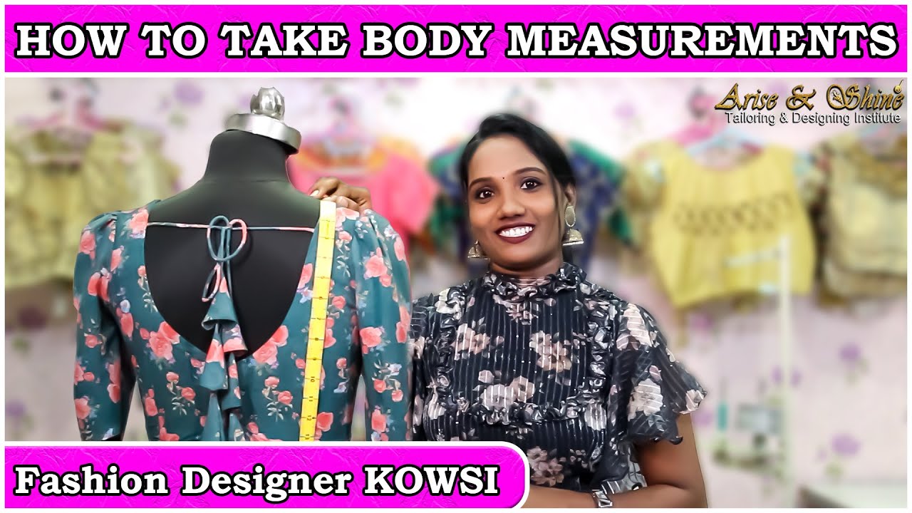How to take Body Measurements | Arise and Shine Bridal Boutique