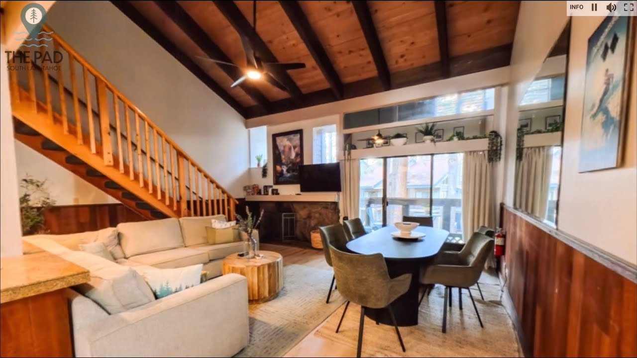 Quick 360° Video tour of The Pad 1 - South Lake Tahoe