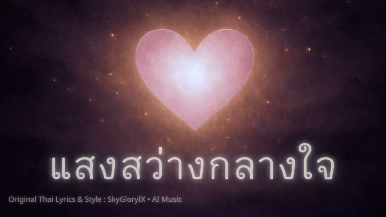แสงสว่างกลางใจ | Original Thai Lyrics & Style : @SkyGloryIX | AI Music