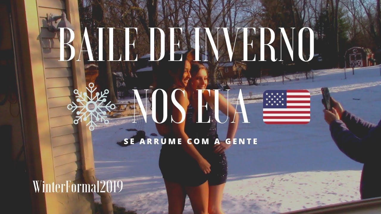 PRÉ BAILE DE INVERNO com melhor amiga americana