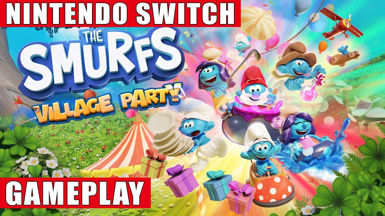 The Smurfs - Village Party Nintendo Switch Gameplay