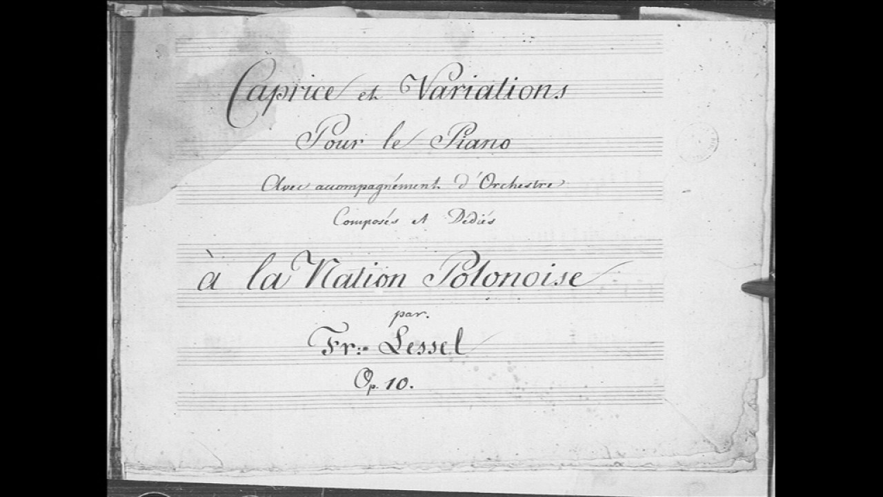 Franciszek Lessel • Caprice et variations (Potpourri) op. 10(12) (1813)
