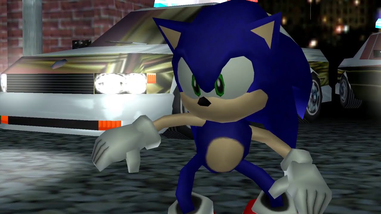 Talking to NPCs in Sonic Adventure