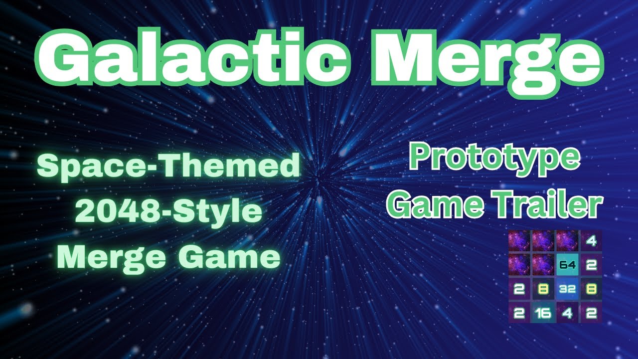 Galactic Merge - Official Game Trailer | Space-Themed Puzzle Adventure