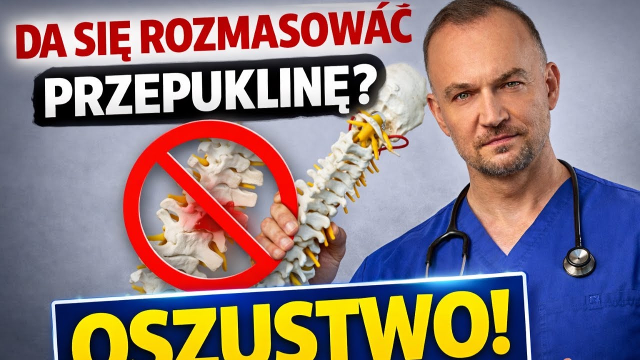 Rozmasować przepuklinę kręgosłupa? To mit! – lekarz tłumaczy
