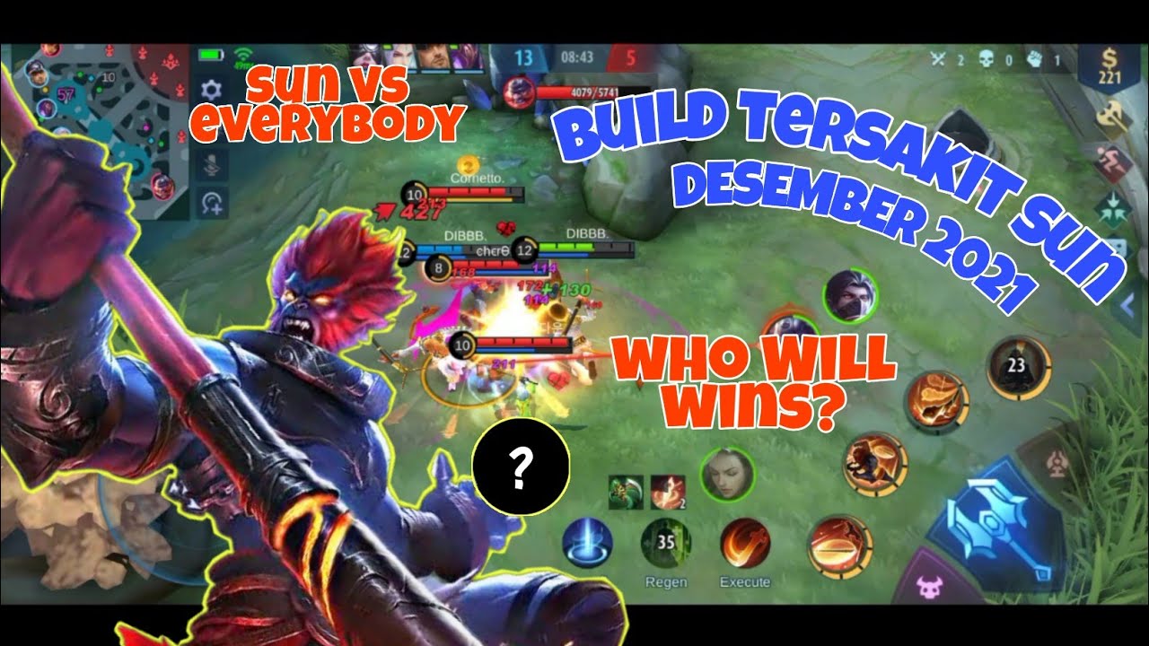 Build sun tersakit 2021 | Top Global SUN | MLBB
