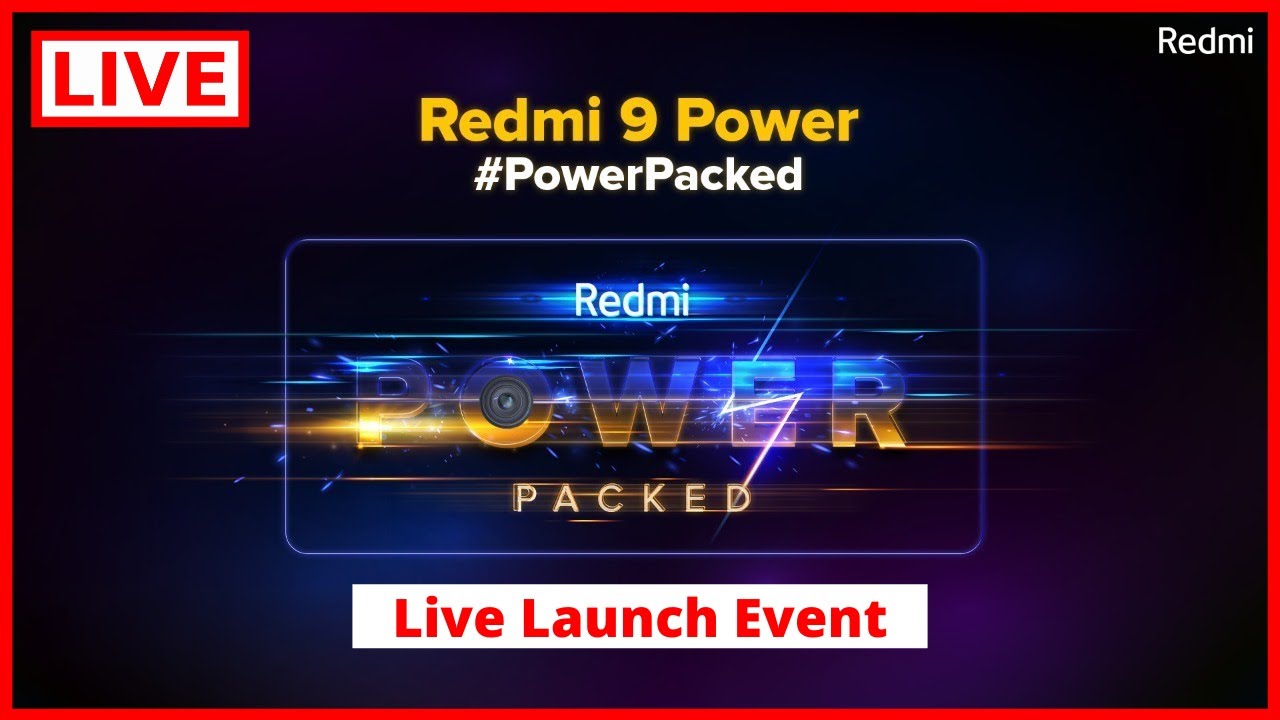 Redmi 9 Power Live Launch Event
