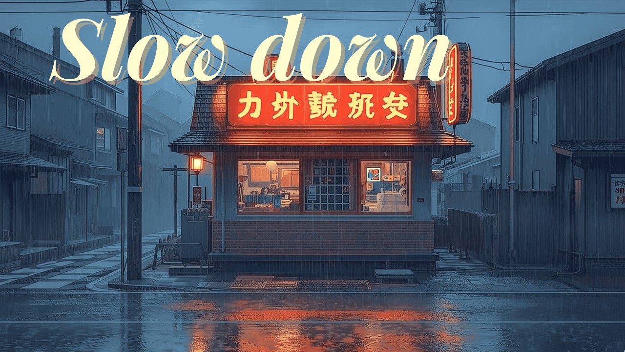 Tokyo After Midnight 🌧️ Gentle Lofi for Focus, Rest & Quiet Moments