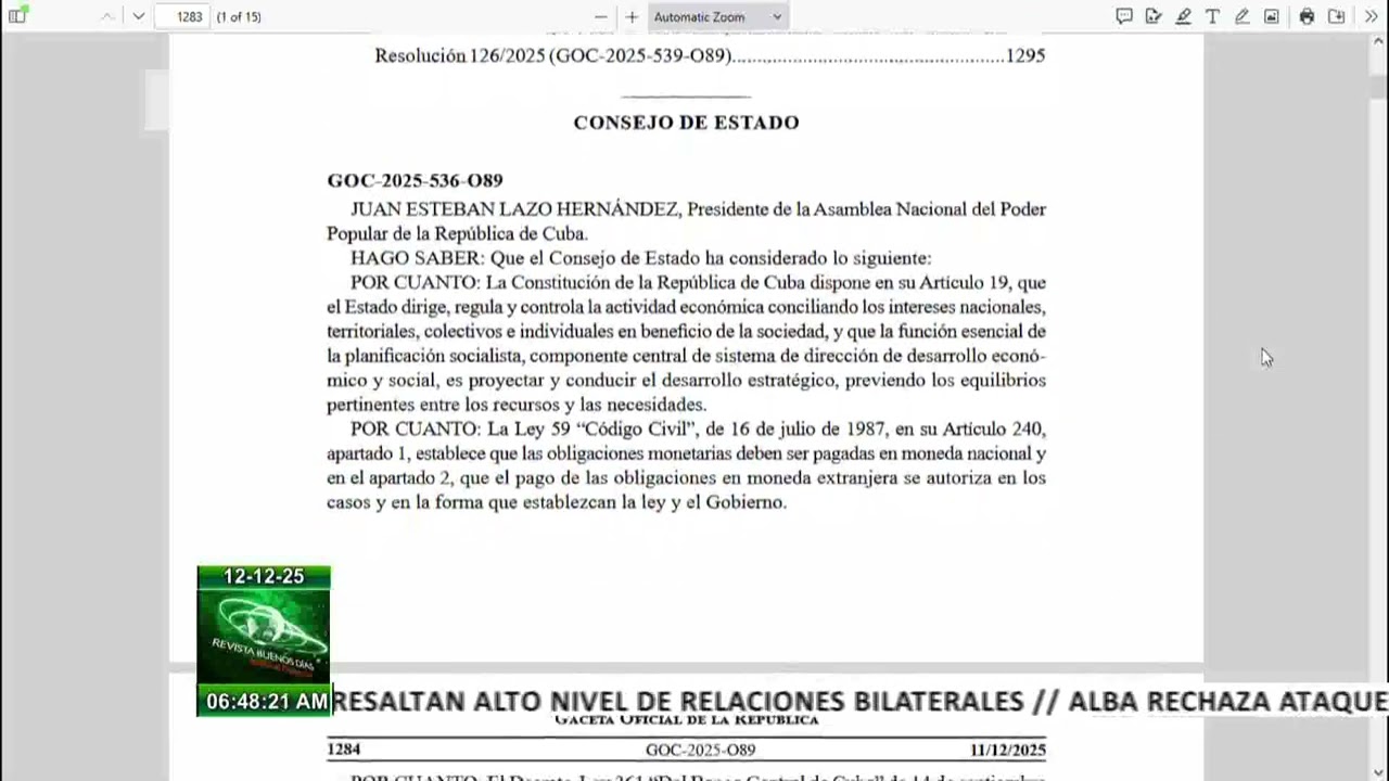 Nuevo mecanismo de control y asignaci&oacute;n de divisas en Cuba